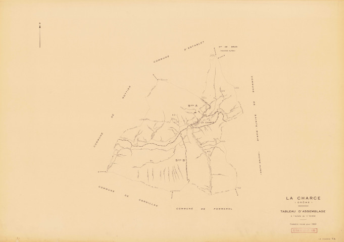 Tableau d'assemblage. 1963.