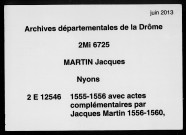 27 décembre 1555-20 décembre 1556