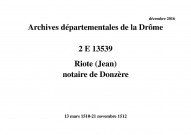 Notes étendues (13 mars 1510-21 novembre 1512).