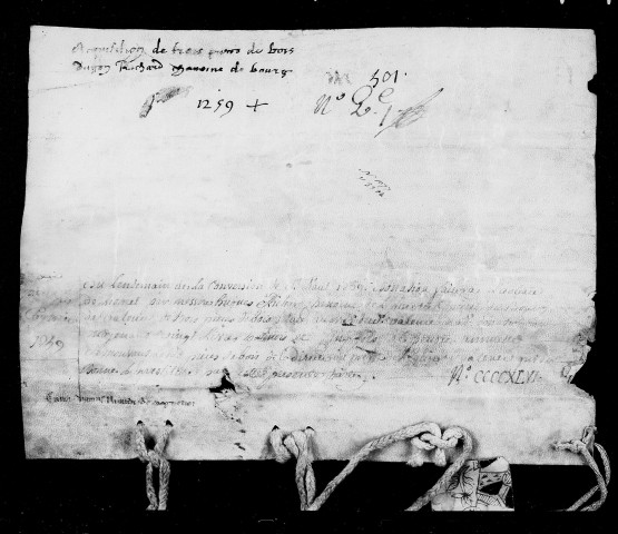 Donation par Hugues Richard, clerc de Saint-Pierre de Bourg-lès-Valence.