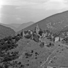 Vue aérienne du château de Béconne.