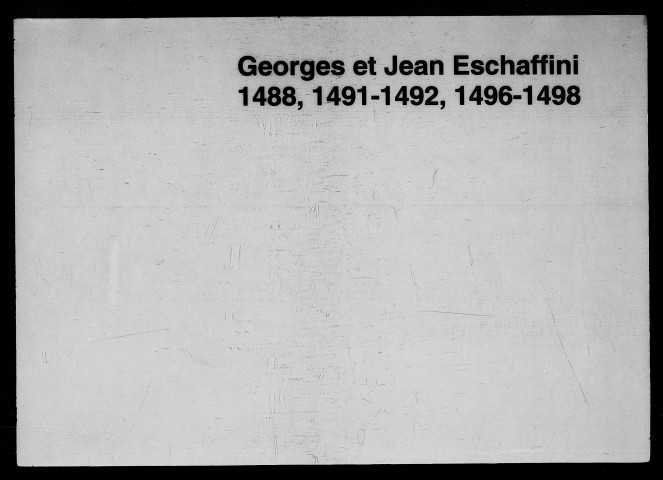 Brouillard (1482-1493).