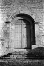 Pont-de-Barret. - Le porche de l'église Notre-Dame la Brune.