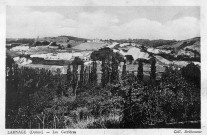 Larnage.- Vue générale des carrières de kaolin.