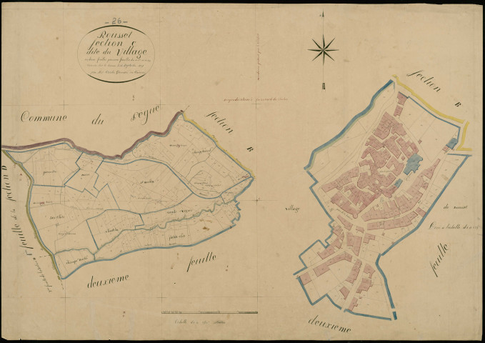 Section C1, Village (le). Village (agrandissement).