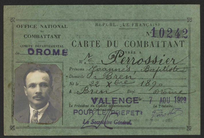 Perrossier, Joannès Baptiste