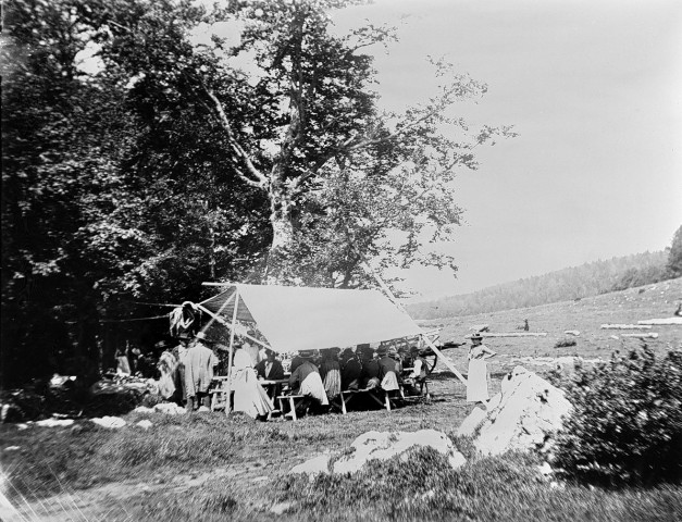 Bouvante.- Foire aux bestiaux à Lente.