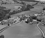 Vue aérienne du village.