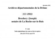 20 avril 1773-21 mai 1775