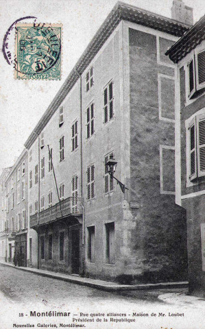 Maison d’Émile Loubet, rue Quatre Alliances.