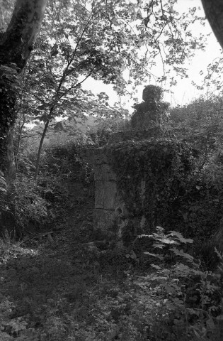 Châteaudouble.- Fontaine du château.