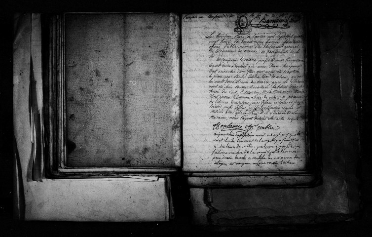 Naissances, mariages, décès (1793-an X).