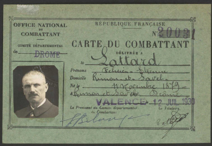 Lattard, Félicien Étienne