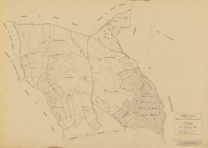 C1, Erôme et Gervans. 1939-1949.