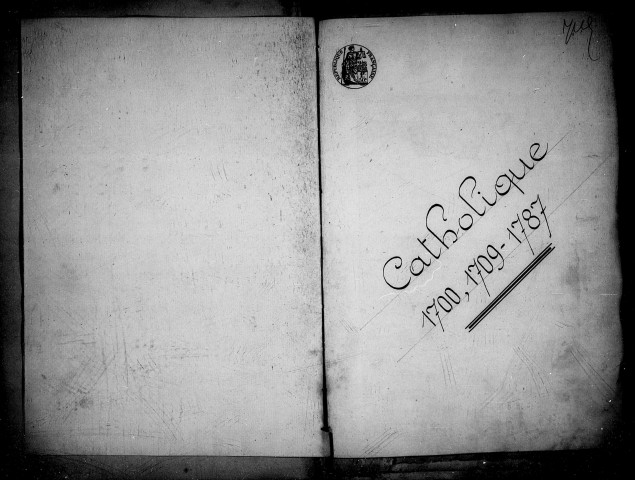 Religion catholique. - Baptêmes, mariages, sépultures (1700-1792).