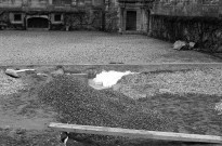 Grignan. - Travaux d'étanchéité des terrasses du château.