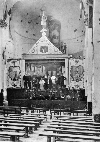 Valence. - Salle des fêtes de la caserne Brunet, l'ancienne chapelle désaffectée des Cordeliers rue André Lacroix.