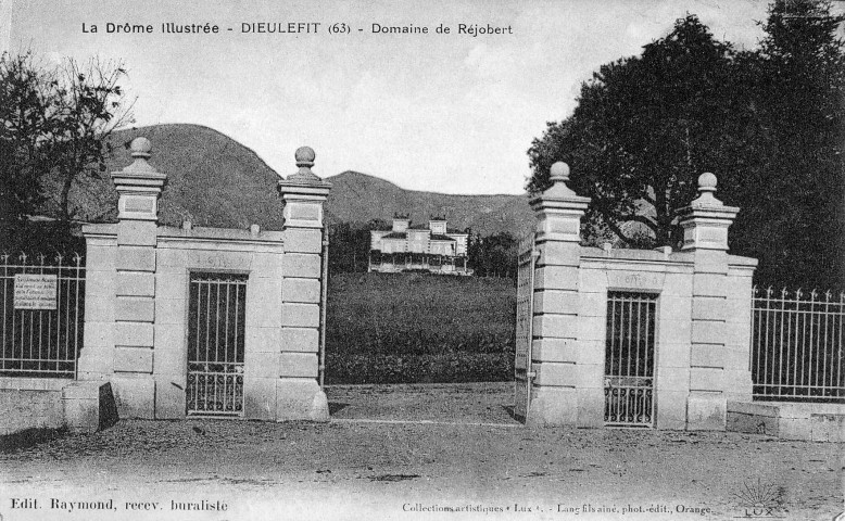 Dieulefit.- Le domaine Réjaubert a appartenu à la famille Morin pendant près de trois siècles. La propriété est vendue en 1942 au "Village d'enfants", elle a acceuilli des milliers d'enfants jusqu'en 1986.