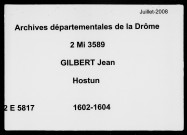 11 mars 1602-5 septembre 1604