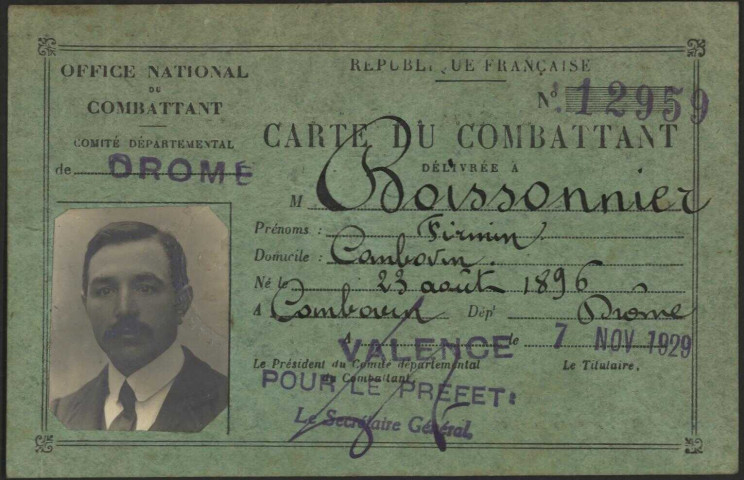 Boissonnier, Firmin Martin Antoine Abel