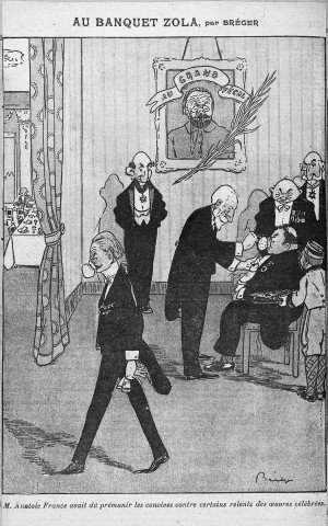 Caricature, extrait du journal "Le Pèlerin".