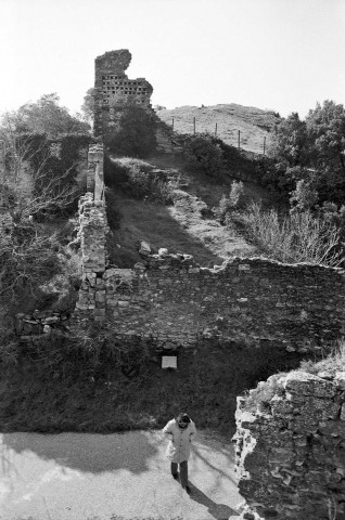 La Baume-de-Transit.- Les ruines du château féodal.