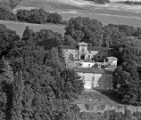 Vue aérienne du château.