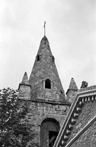 La Chapelle-en-Vercors. - Le clocher de l'église de l'Assomption de Notre-Dame.