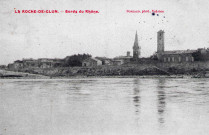 Le village vu de Glun (Ardèche).