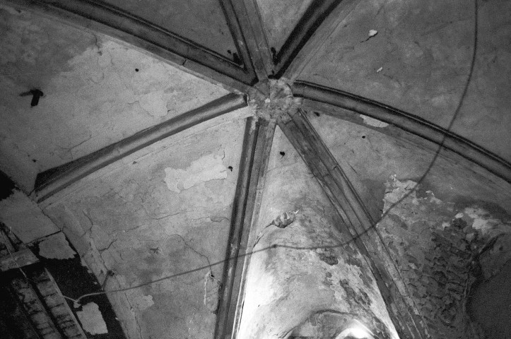 Dieulefit.- Détail des nervures du chœur de la chapelle Saint-Pierre.