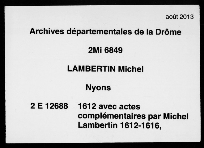 1er janvier-21 septembre 1612