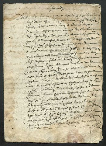 Procurations (1647-1670).