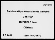 8 août 1666-11 septembre 1672