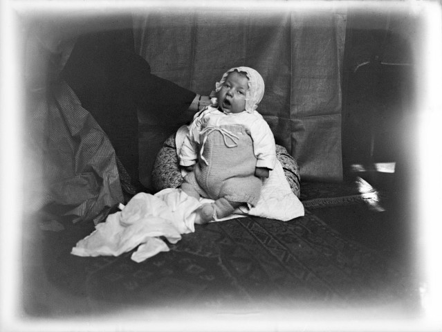 Jacques Champin âgé de sept semaines.