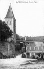 Le clocher de l'église Saint-Sébastien.