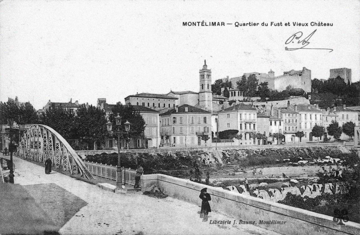 Vue du quartier du Fust.