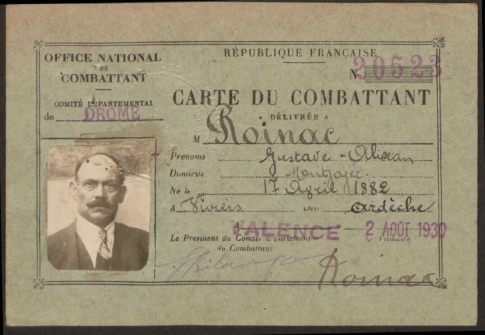 Roinac, Gustave Alican