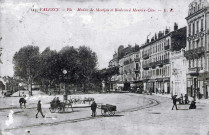 La place Madier-de-Montjau et le boulevard Maurice Clerc.