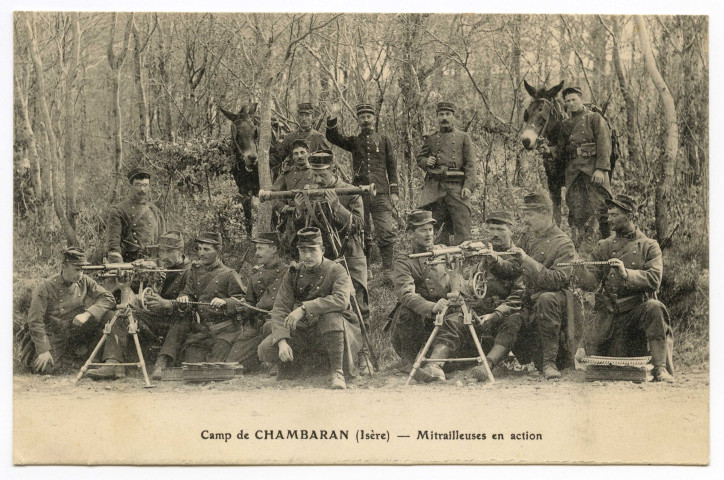 Période d'exercice à Chambaran.