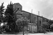 Pierrelatte. - La façade nord de l'église Notre-Dame (1861) au hameau des Blaches.