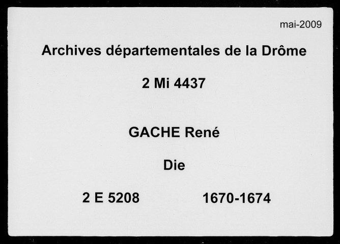 30 novembre 1670-6 mars 1674