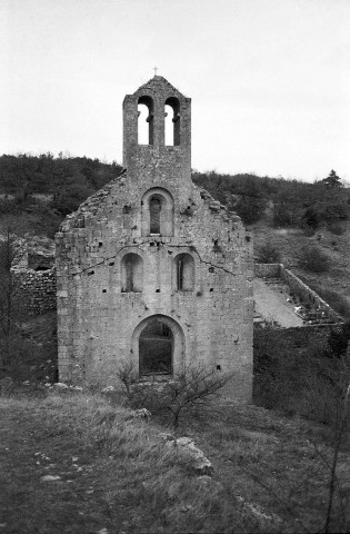 Aleyrac. - Le prieuré Notre-Dame-la-Brune, ruiné en 1385.