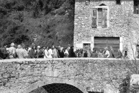 Châtillon-en-Diois.- Journée de l'association Histoire Archives Drômoises, la visite du village.