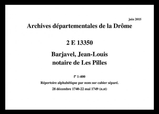 28 décembre 1740-22 mai 1749 (n.st)