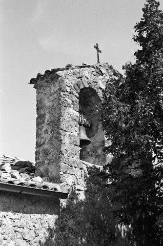 Cornillon-sur-l'Oule. - Le clocheton de l'église Saint-Michel.