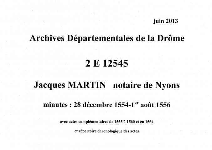 28 décembre 1554-6 août 1556