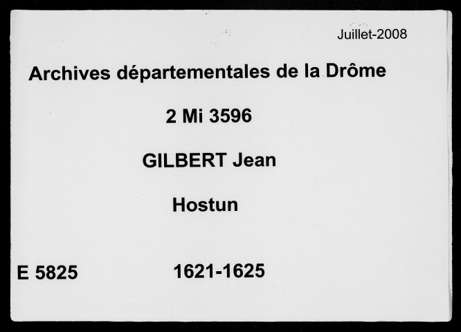 29 janvier 1621-18 novembre 1625