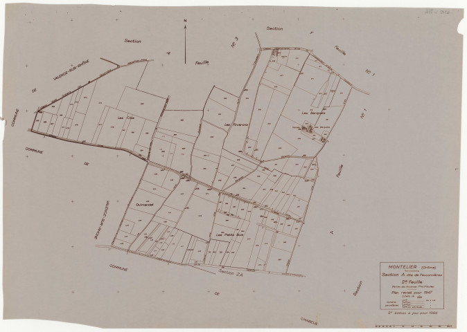 A2, Fauconnières. 1965.
