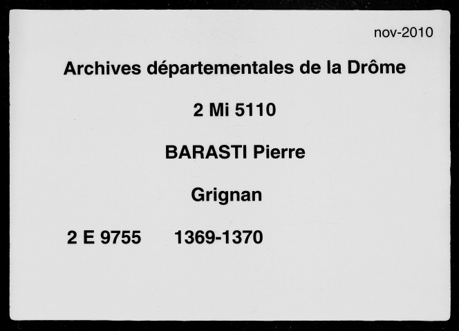 3 avril 1369-9 mars 1370
