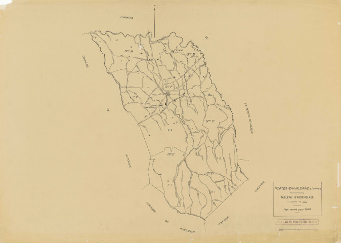 Tableau d'assemblage. 1939.